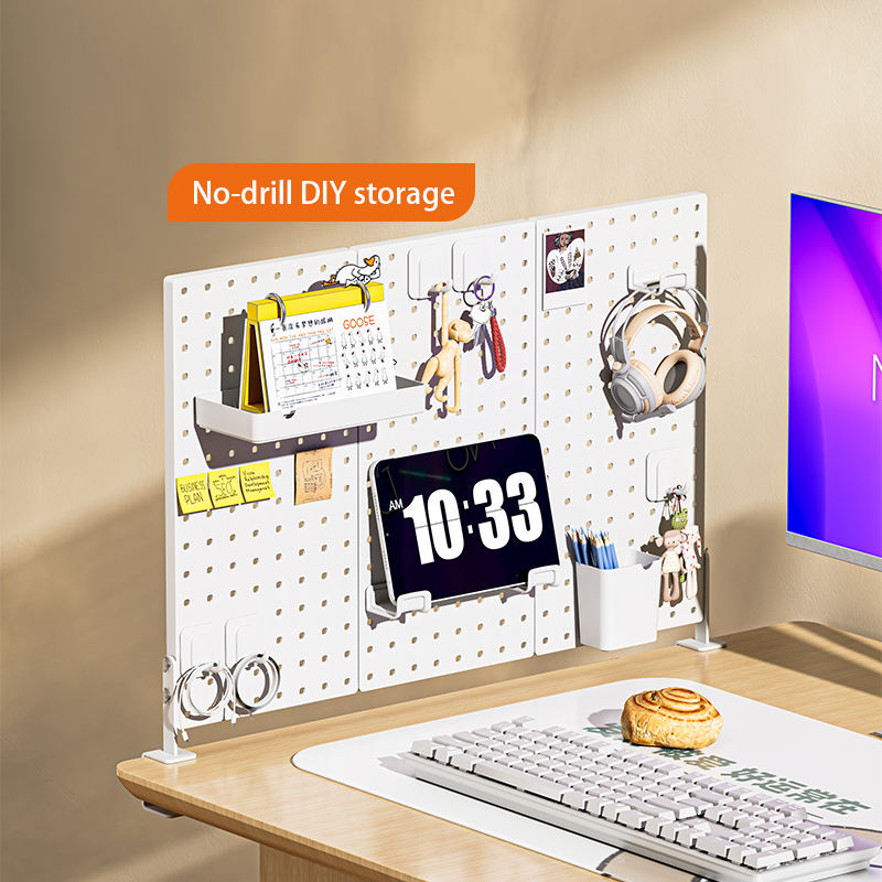 Pegboard Kit, Wall Organizer Boards and Accessories Metal Kitchen Pegboard