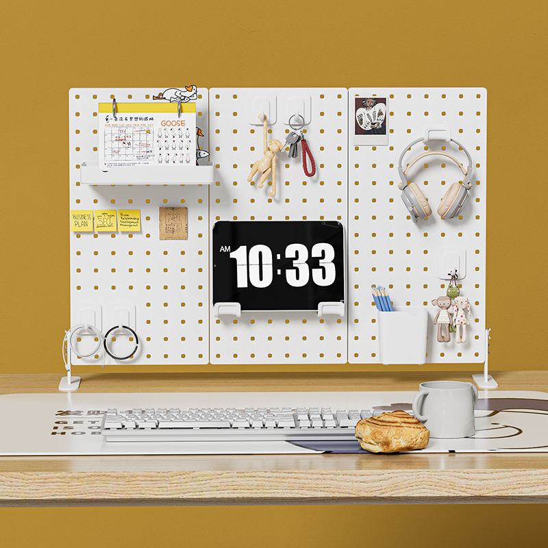 Pegboard Kit, Wall Organizer Boards and Accessories Metal Kitchen Pegboard