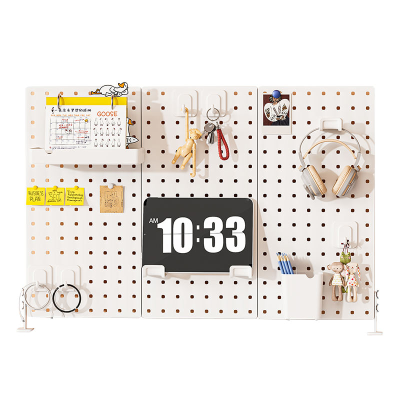 Pegboard Kit, Wall Organizer Boards and Accessories Metal Kitchen Pegboard
